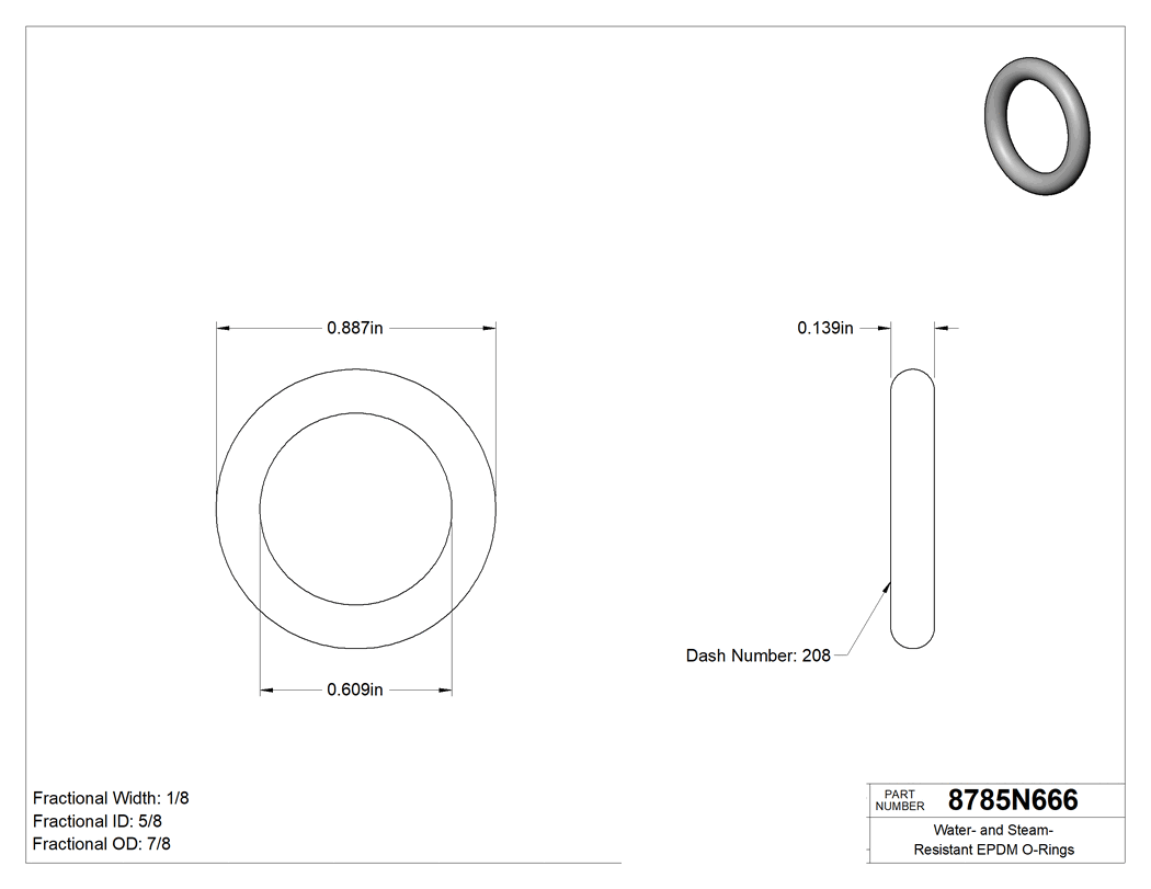 Technical drawing - 8785N666
